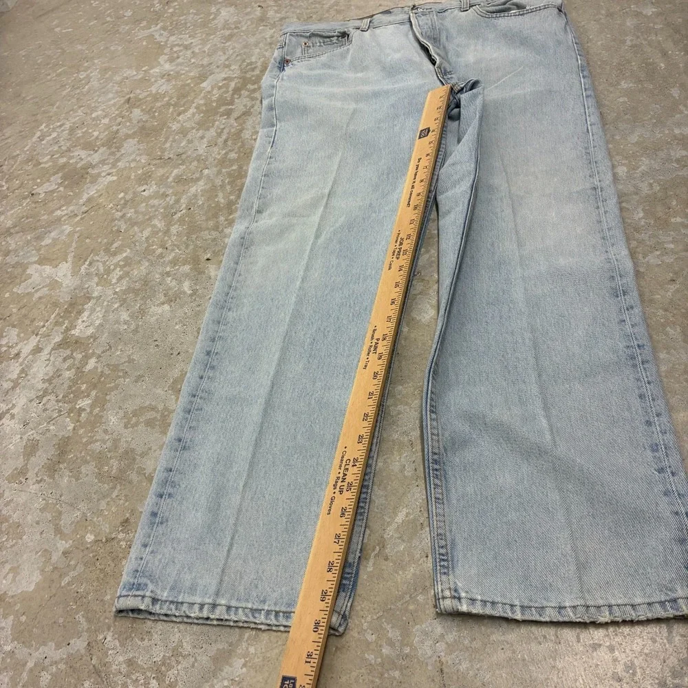 Vintage Levis 501Jeans Mens 40x30 USA Straight Light Faded Denim 90s Farmer Work